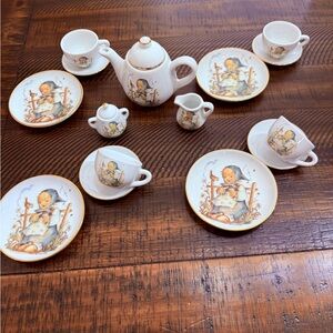 Hummel “Collector Set”15 piece Ceramic Children's Tea Set